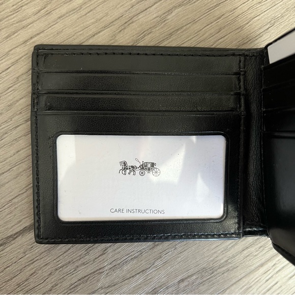 Coach Signature Canvas Wallet - Mens - charcoal - black - Picture 4 of 6